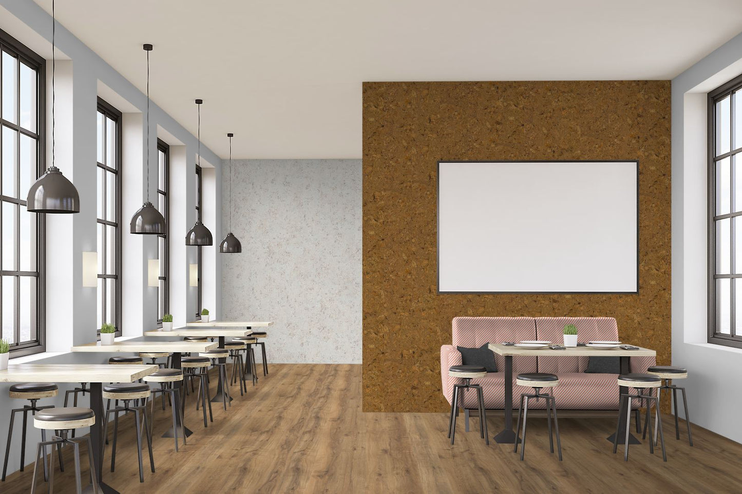 Dekoracyjne Płytki Korkowe Ścienne - Naturalny 1 - 1 Opakowanie - 1,98 m²