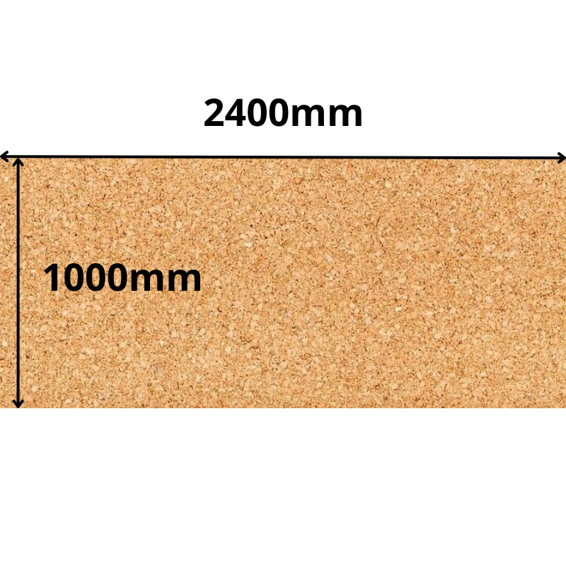 Arkusz korka w rolce 1000×2400 mm – grubość 2mm – dekoracje i DIY – 1 szt.