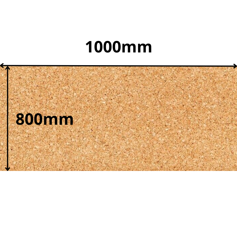 Arkusz korka w rolce - 1000x800mm - 3mm - Dekoracja i DIY - Opakowanie 2 szt.