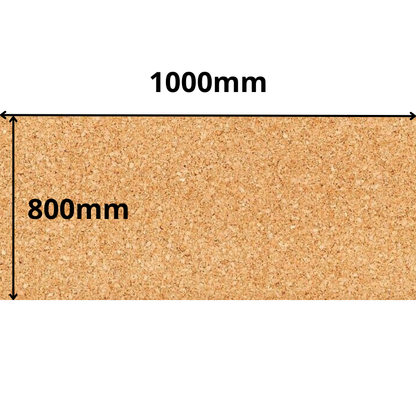 Arkusz korka w rolce - 1000x800mm - 3mm - Dekoracja i DIY - Opakowanie 2 szt.
