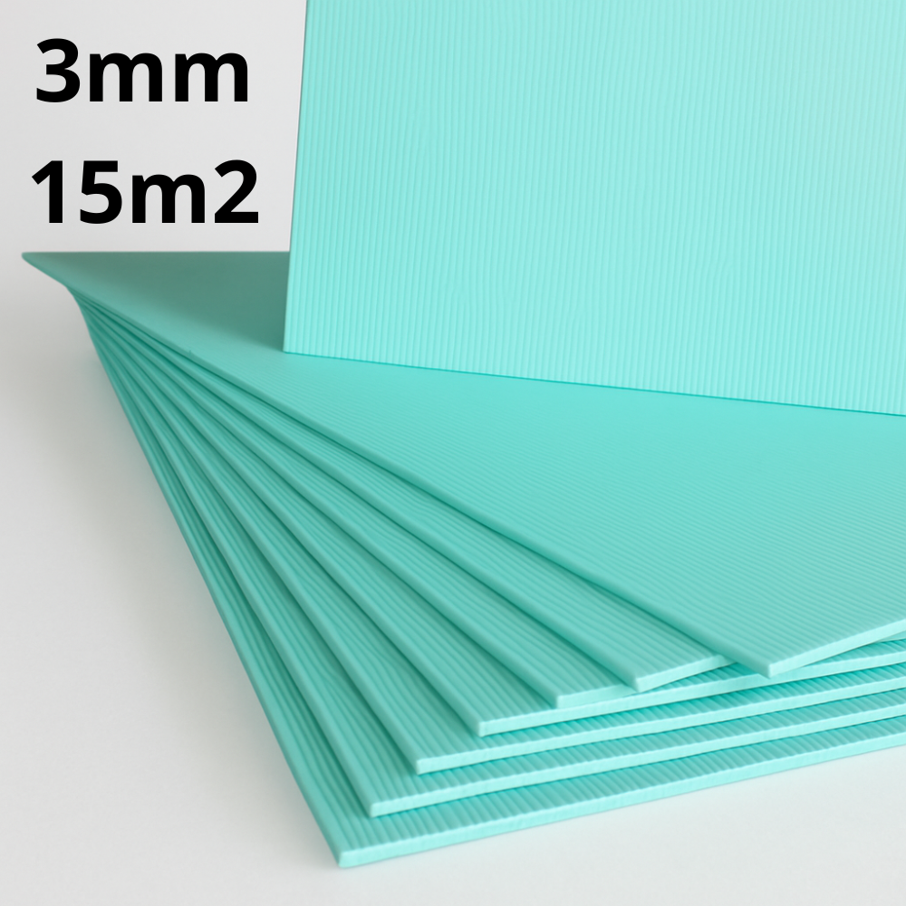 Podkład XPS 3mm – 10% Gęstszy – Izolacja Termiczna pod Panele i Drewno – 5m² do 50m²