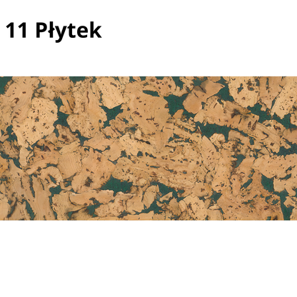 Dekoracyjne Płytki Korkowe Ścienne - Moss - 1 Opakowanie - 1,98 m²