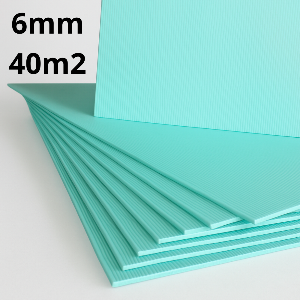Podkład XPS 6mm – 20% Gęstszy – Premium Izolacja pod Panele i Drewno – 5m² do 55m²