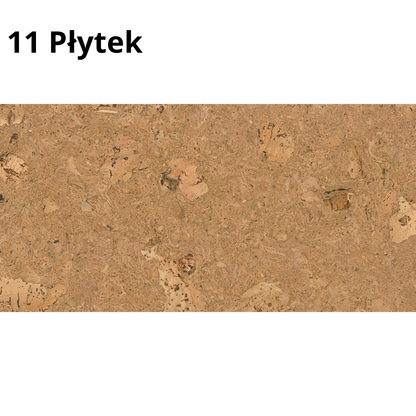 Dekoracyjne Płytki Korkowe Ścienne - Naturalny 1 - 1 Opakowanie - 1,98 m²