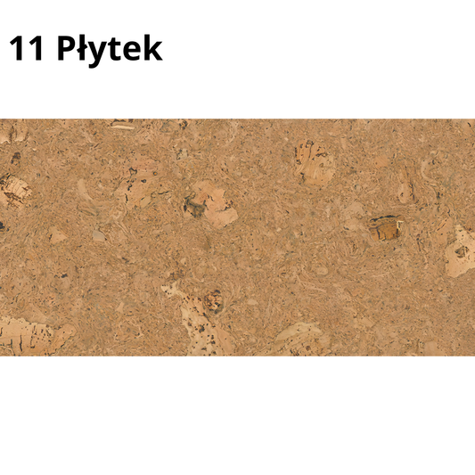 Dekoracyjne Płytki Korkowe Ścienne - Naturalny 1 - 1 Opakowanie - 1,98 m²