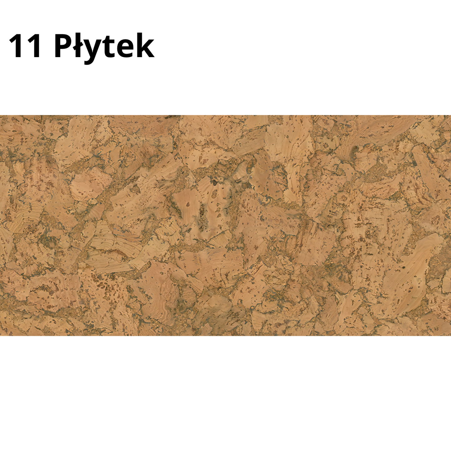 Dekoracyjne Płytki Korkowe Ścienne - Natural - 1 Opakowanie - 1,98 m²