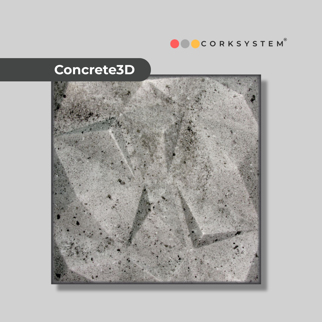 Panele Dekoracyjne Beton 3D na Sufit i Ścianę - 2m² - 8 Paneli