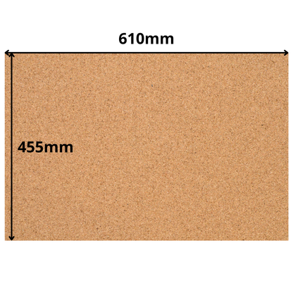 Arkusz Korkowy 610×455 mm – Grubość 6 mm – Dekoracja i DIY – 2 szt.