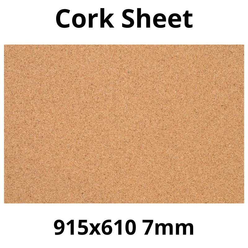 Arkusz Korkowy – 915×610 mm – 7 mm – Dekoracja i DIY – Opakowanie 1 szt.