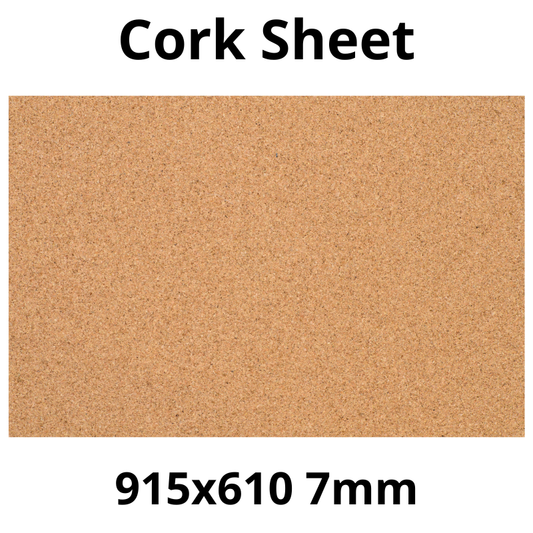 Arkusz Korkowy – 915×610 mm – 7 mm – Dekoracja i DIY – Opakowanie 1 szt.