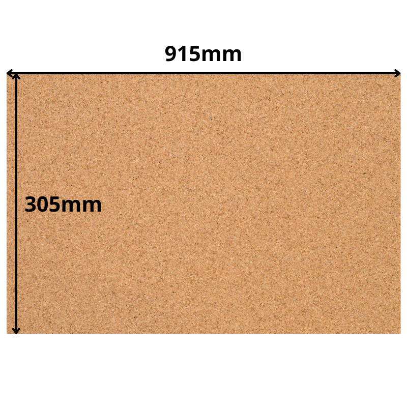 Arkusz Korkowy – 915×305 mm – 7 mm – Dekoracja i DIY – Opakowanie 2 szt.